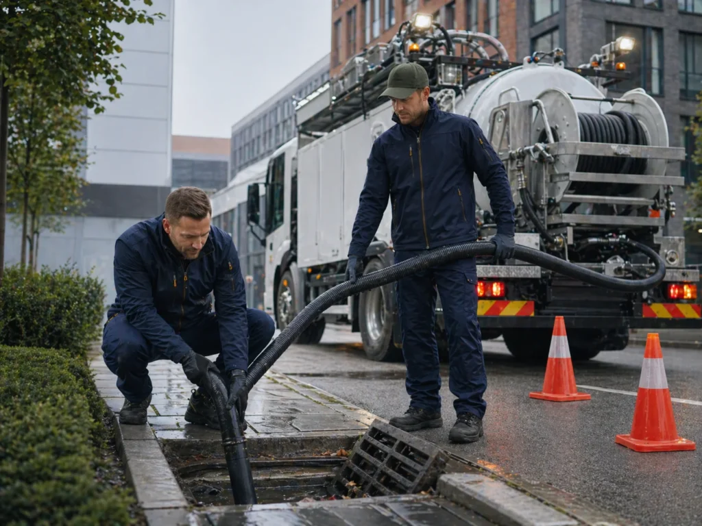 Imuauton imuletku käytössä kaivon tyhjennyksessä